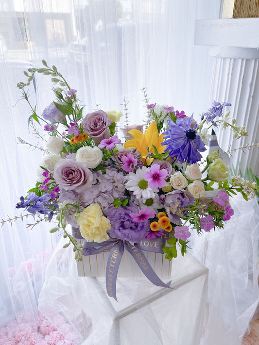 [FRESH FLOWER] Purple Majesty Box