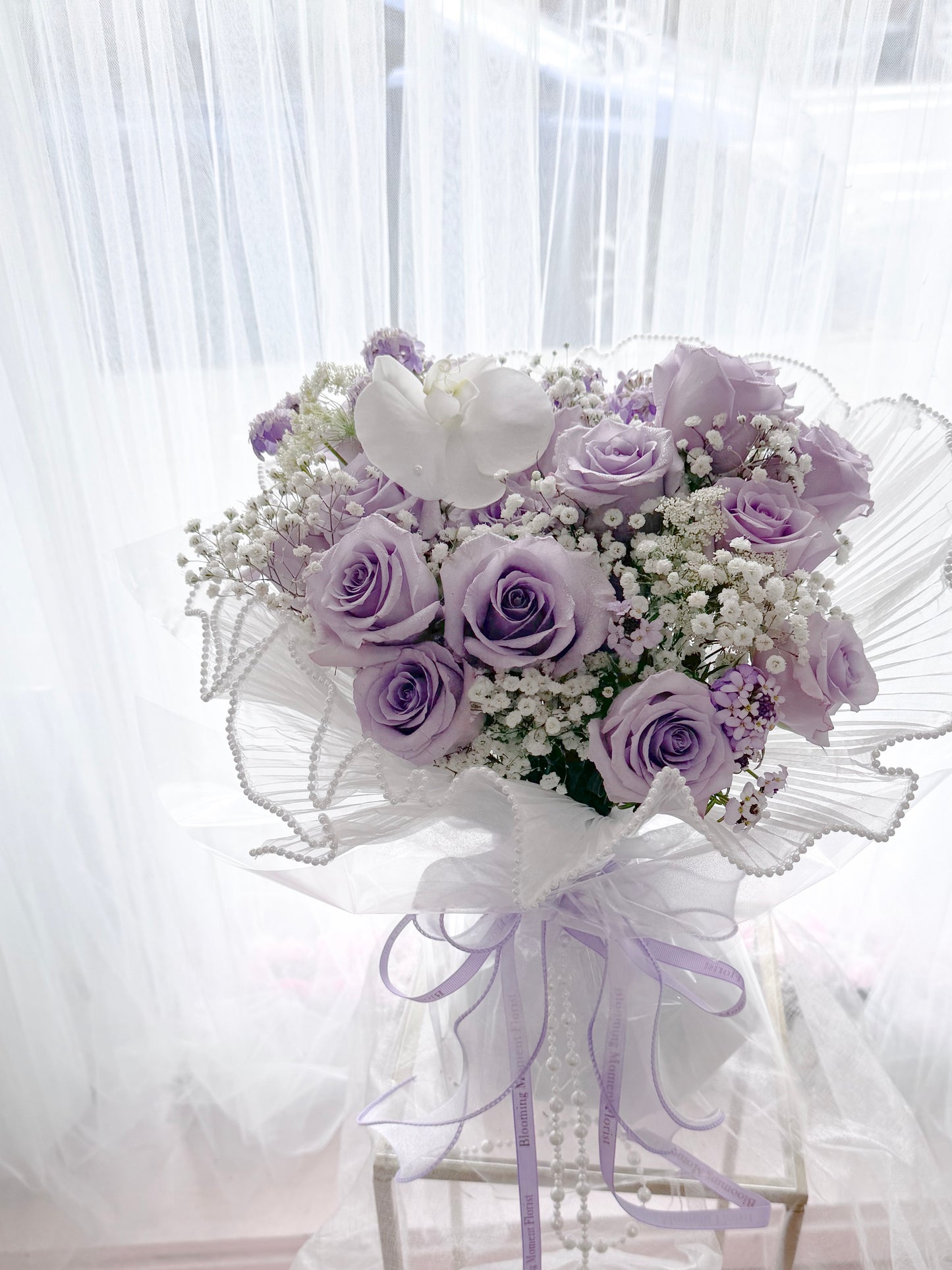 [FRESH FLOWER]Fairy Tale Purple Rose & Orchid Bouquet