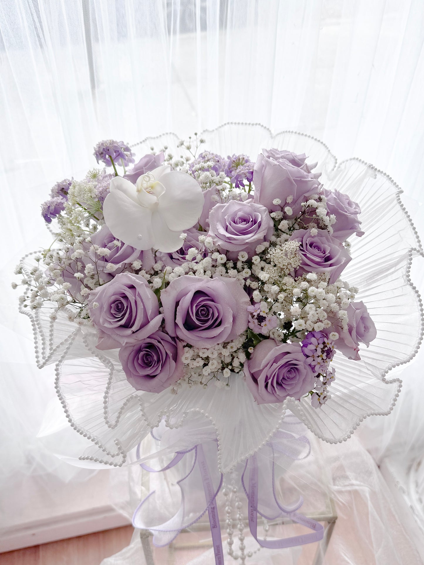 [FRESH FLOWER]Fairy Tale Purple Rose & Orchid Bouquet