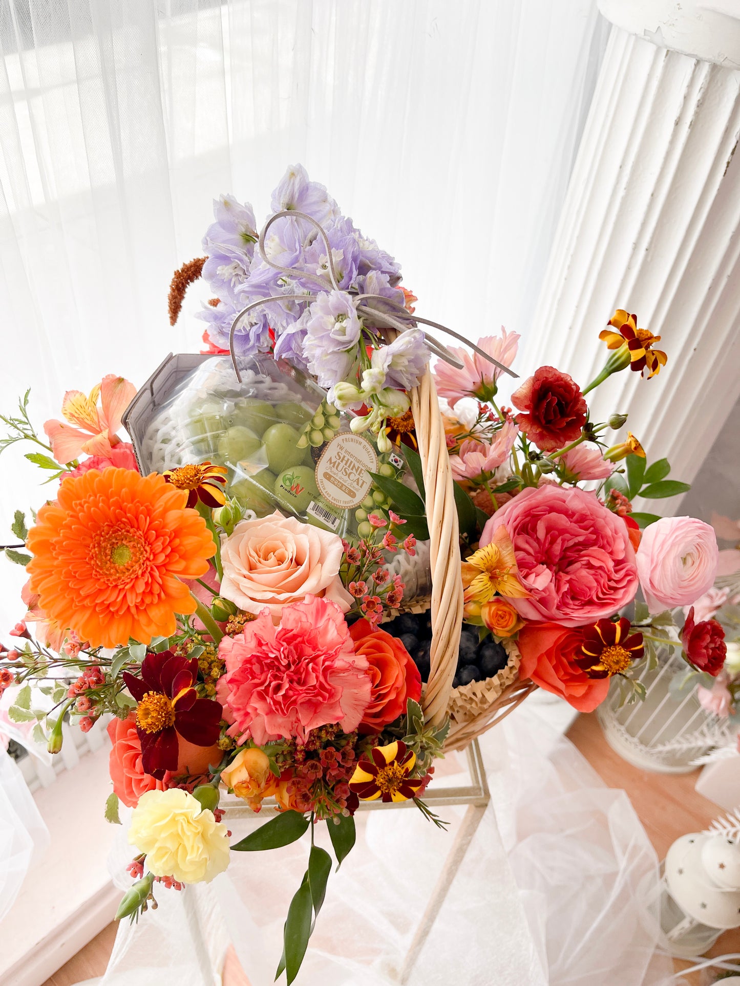 [FRESH FLOWER] Blooming Orchard in Basket