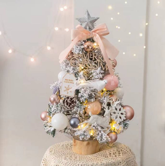 Light Up Frosted Faux Christmas Tree