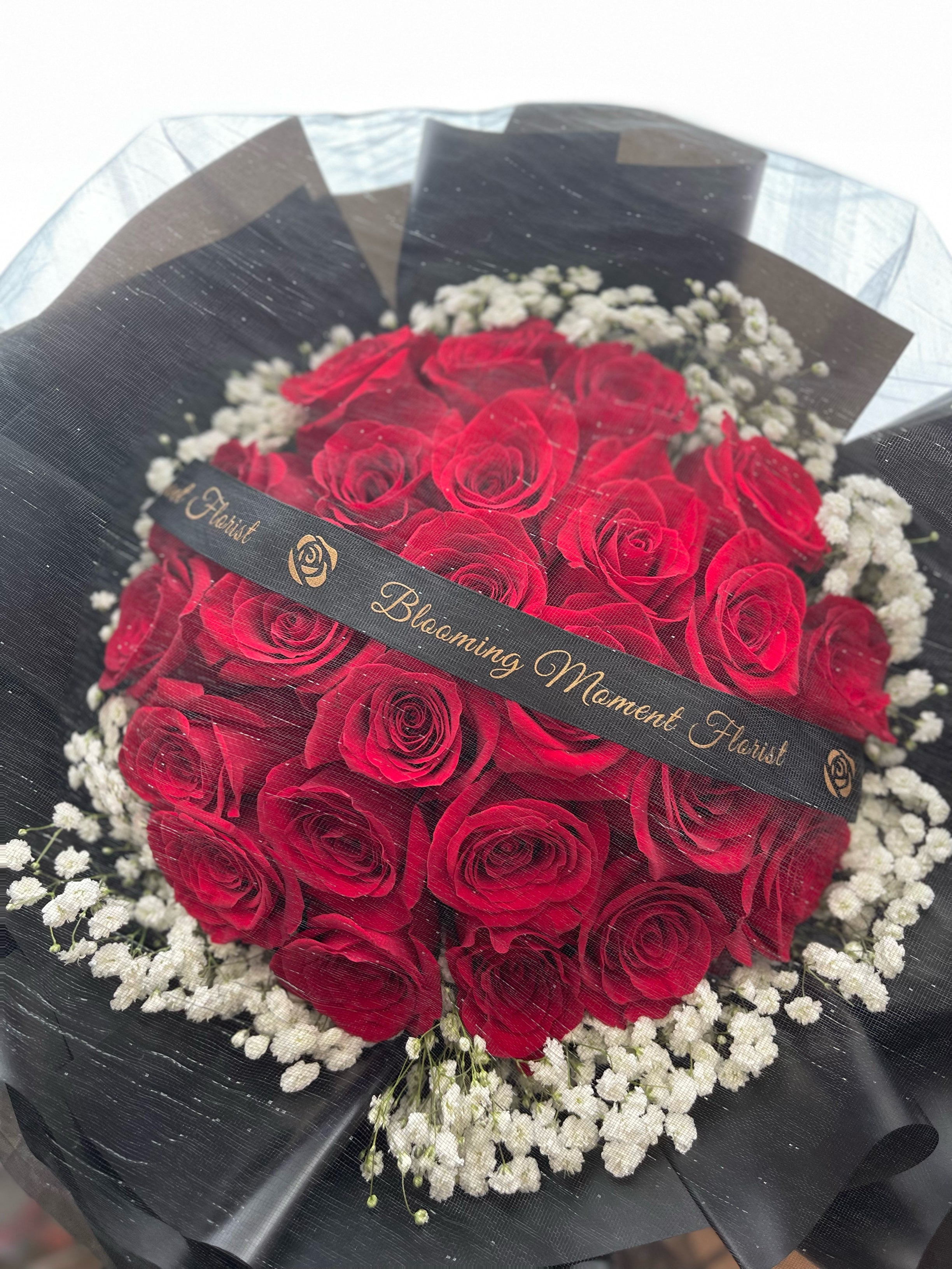 FRESH FLOWER] Classic romance red rose bouquet – Blooming Moment