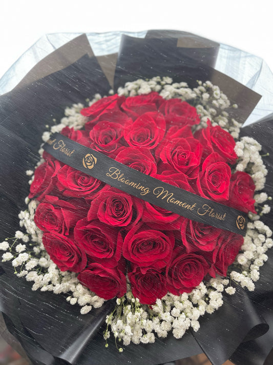 [FRESH FLOWER] Classic romance red rose bouquet
