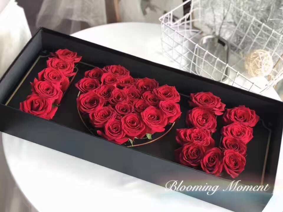 [FRESH FLOWER] I love u fresh rose in long gift box